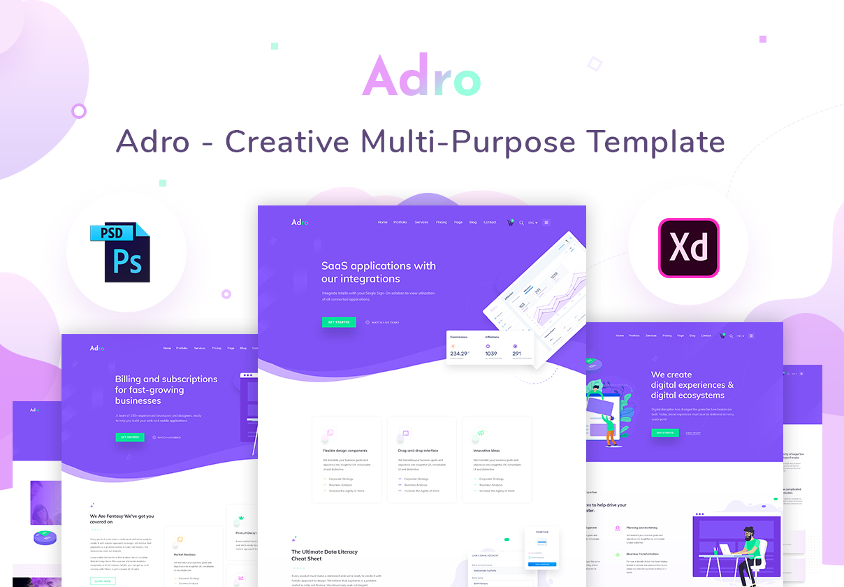Adro – Creative Multi-purpose Template