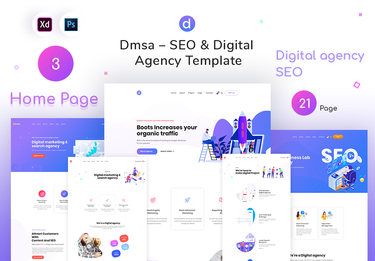 Dmsa – SEO & Digital Agency Template