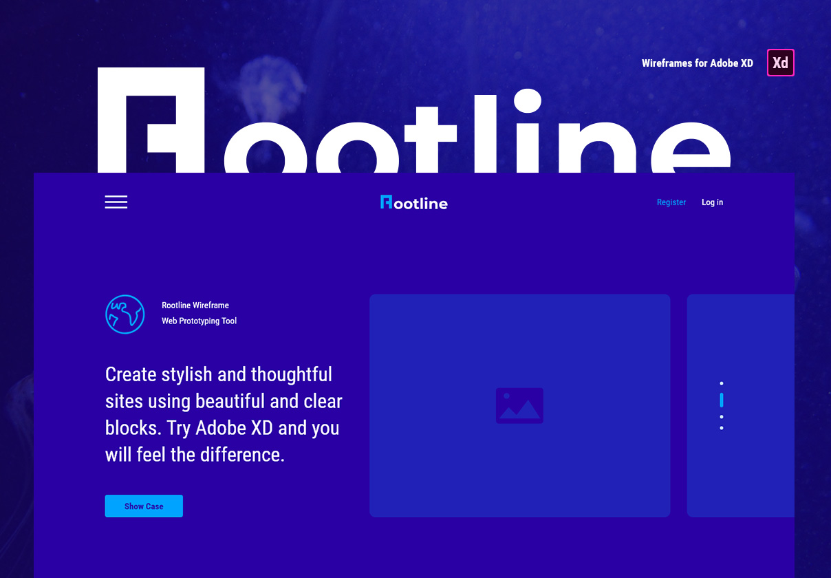 Rootline Wireframe UI Kit