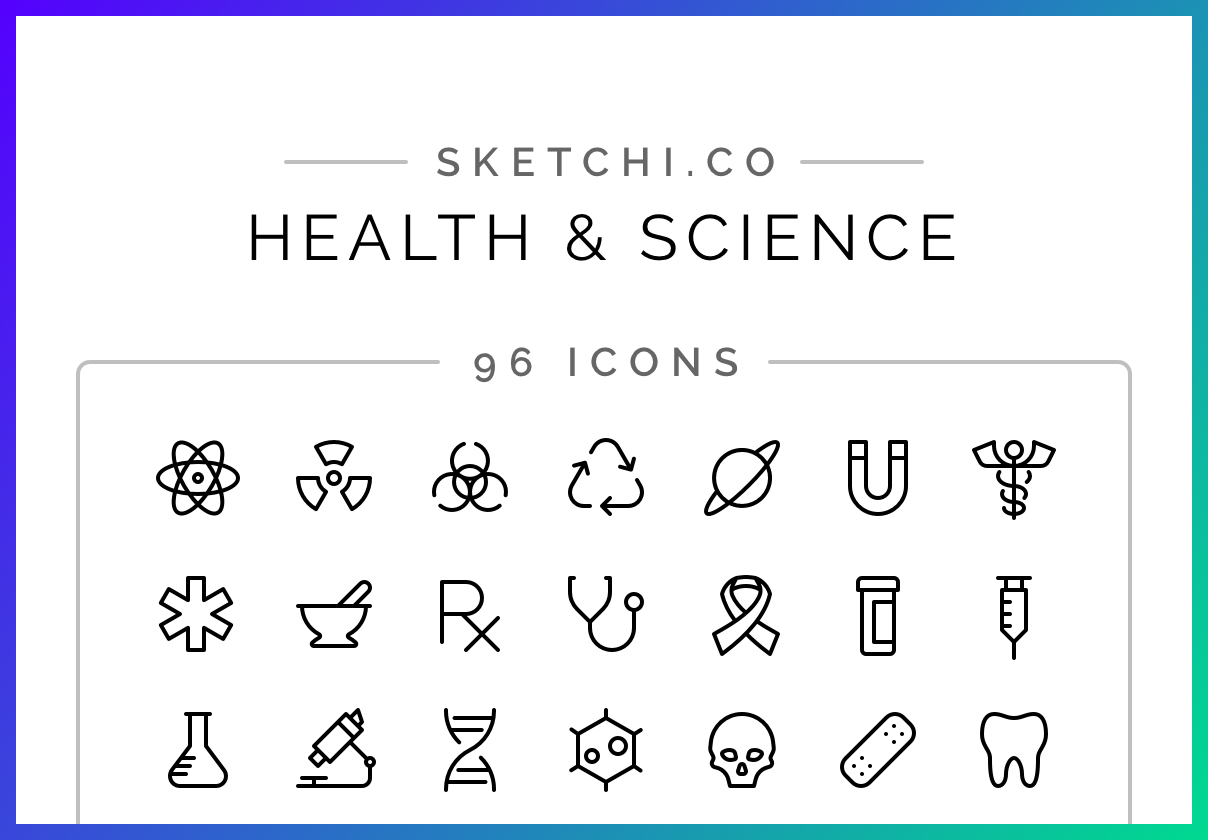 Health & Science Icons