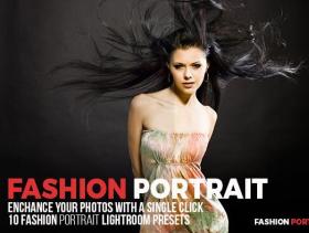 10款时尚柔和复古哑光电影广告海报肖像摄影后期LR调色预设 10 Fashion Portrait Lightroom Presets