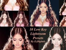 10款低调摄影肖像照片LR调色预设 10 Low Key Lightroom Presets