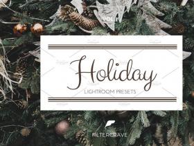 105款冬季假日新年圣诞节复古电影色彩LR摄影师后期调色预设 Holiday Lightroom Presets Vol.I