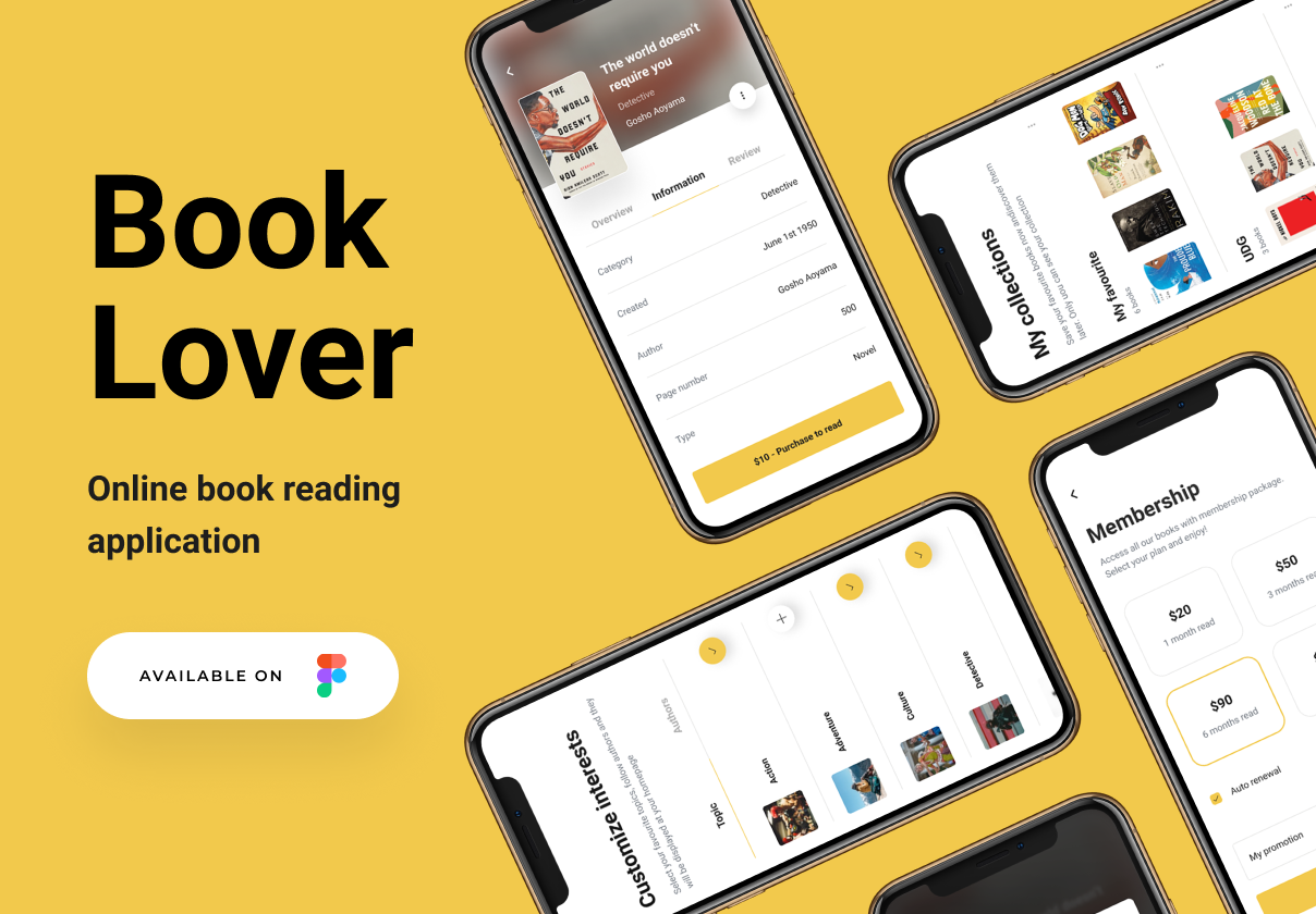Book Lover – Reading book online application