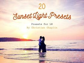 20日落摄影师工作室后期LR调色预设 Pack 20 LR Presets Sunset Light