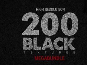 200个超精美黑色纹理背景大合集高清图片