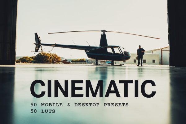 50款老电影胶片效果后期调色处理Lightroom预设 50 Cinematic Lightroom Presets and LUTs