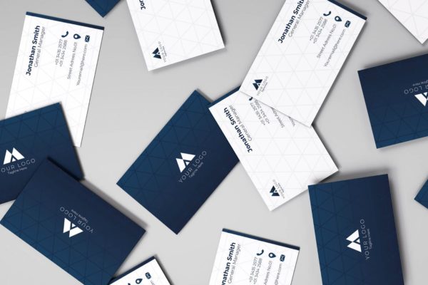简约商务风格企业名片设计模板v1 Business Card Template.v1
