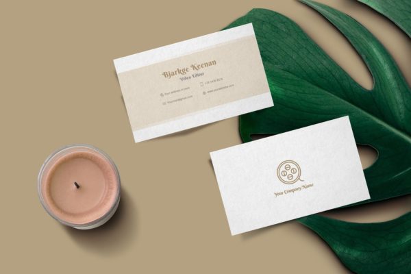 素色主义名片设计模板v04 Corporate Business Card Typica Vol.04