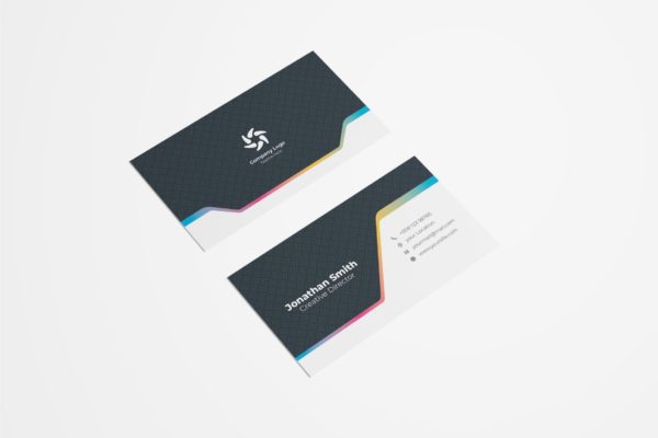 装潢设计公司名片设计模板v40 Business Card Template.v40