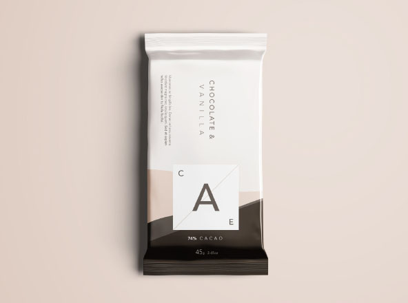 高级巧克力棒食品包装设计效果PSD样机 Premium Chocolate Bar Mockup