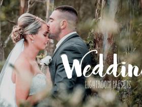 25款外景草地树木婚礼新娘新郎婚纱摄影LR调色预设 25 Wedding Lightroom Presets
