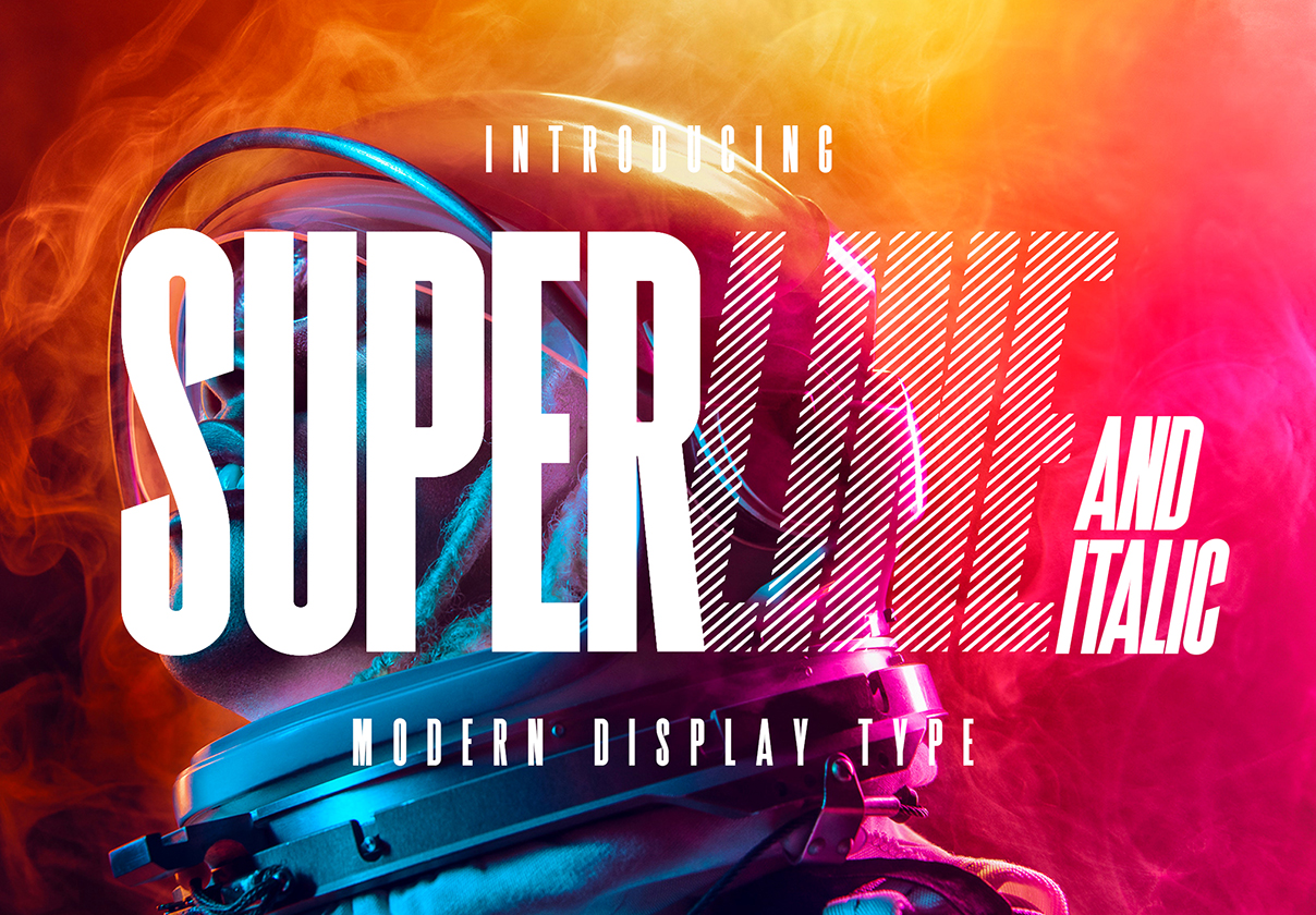 SuperLine Display Typeface