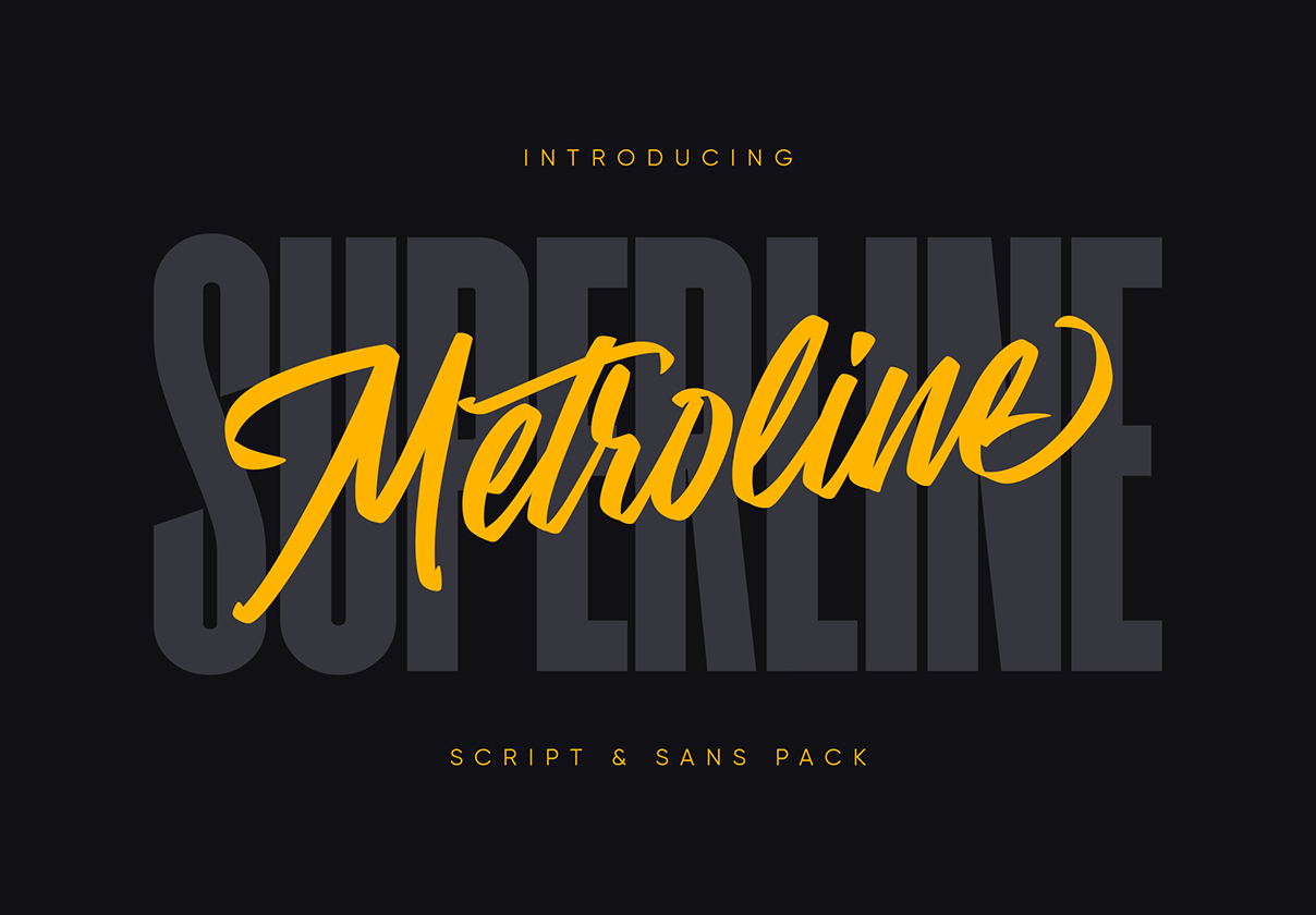 Metroline Script & Sans Pack