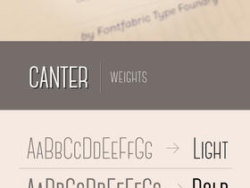 Canter免费字体