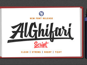 AlGhifari脚本英文字体下载