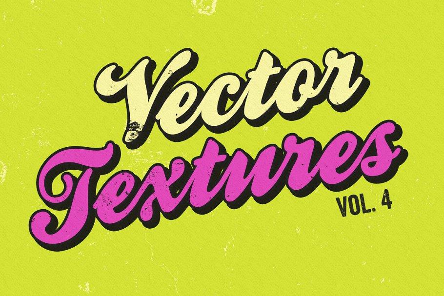 做旧污迹矢量文本特效图层样式 Vector Textures Volume 4