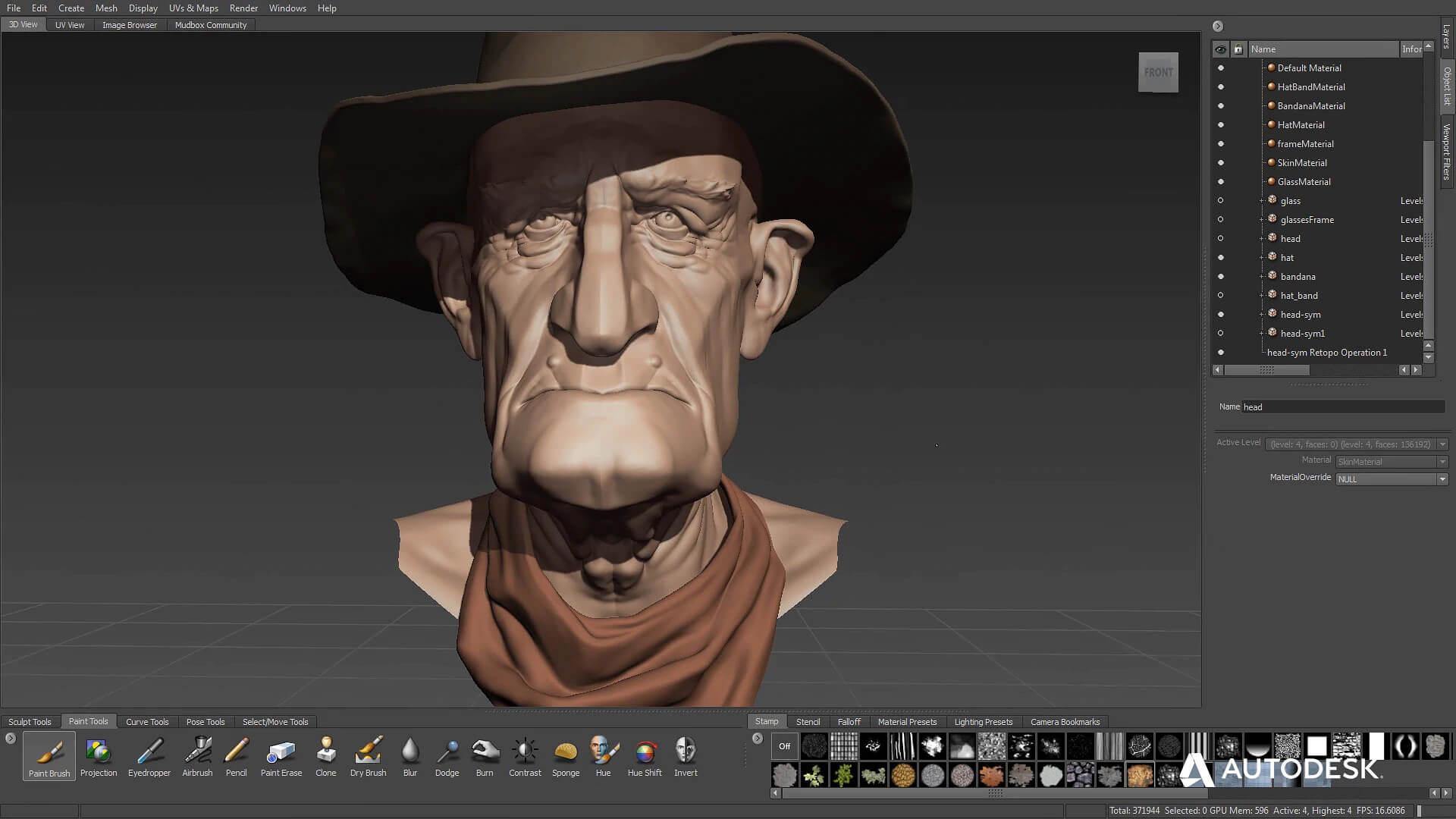 Autodesk Mudbox 2019.1 - 数字绘画和雕刻软件
