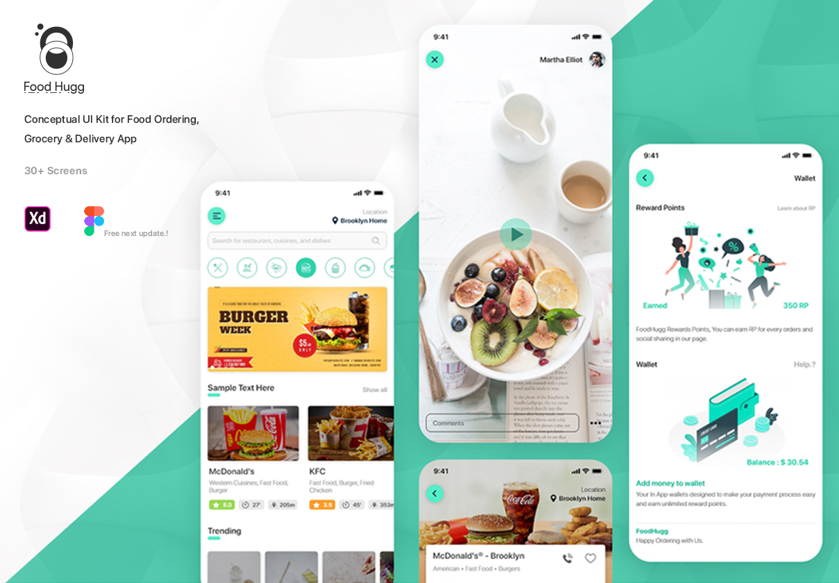 Multi Delivery Service iOS UI Kit