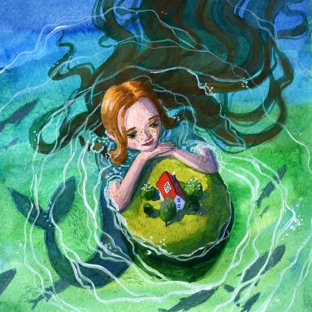 梦幻的童话色彩！俄罗斯插画师Galya Sakovskaya作品欣赏
