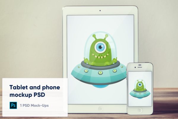 iPhone手机&iPad平板响应式设计预览样机模板
