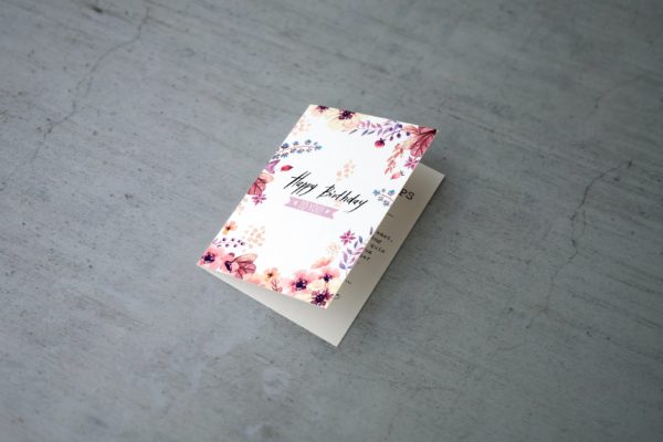 对折页样式邀请函＆贺卡卡片模板 Invitation & Greeting Card Mockups