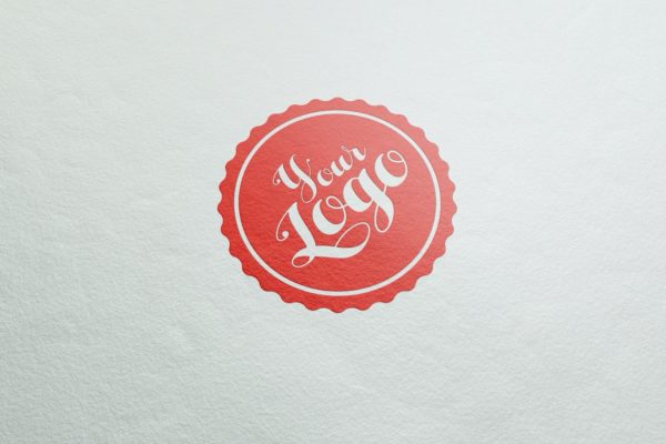 白色纸张Logo商标设计印刷效果图样机v4 Paper Logo Mockup 004