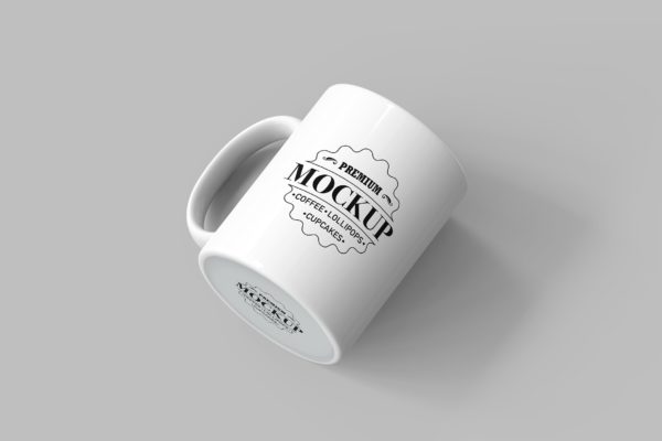 陶瓷马克杯图案设计预览样机v6 Mug Mockup 6.0