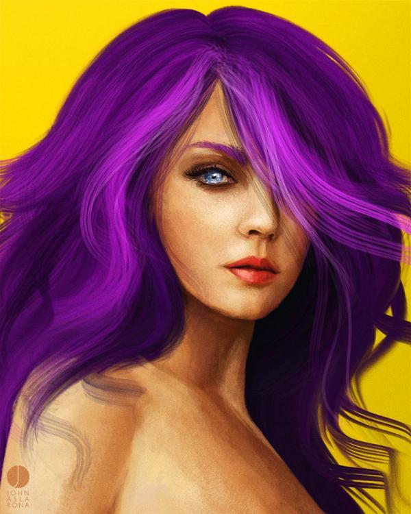 美国John Aslarona人像插画欣赏