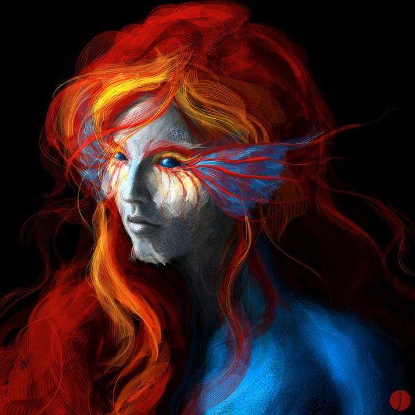 美国John Aslarona人像插画欣赏