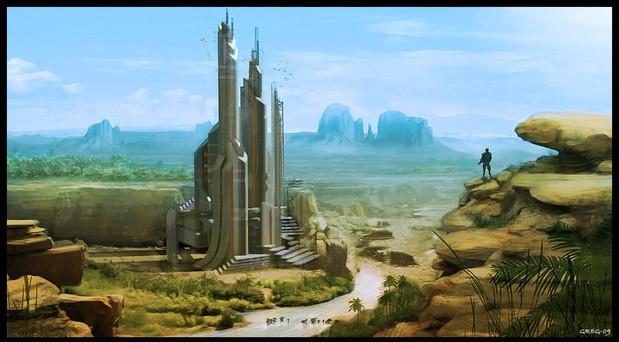 Greg Fromenteau概念场景插画