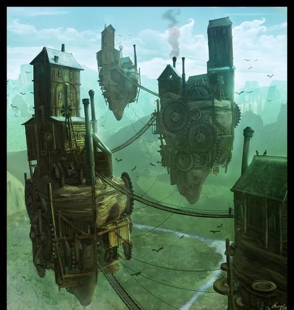 Greg Fromenteau概念场景插画