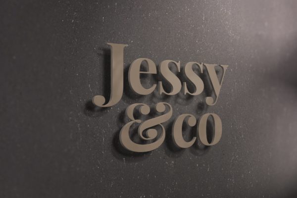 3D立体Logo&商标设计效果图样机 3D Logo and Sign Mockup