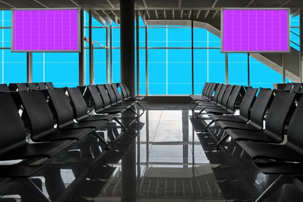 机场航站楼电视屏幕广告设计效果图样机v01 Airport_Terminal-01