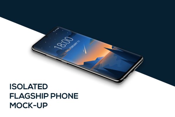 全面屏智能手机APP界面设计演示样机 Phone mockup
