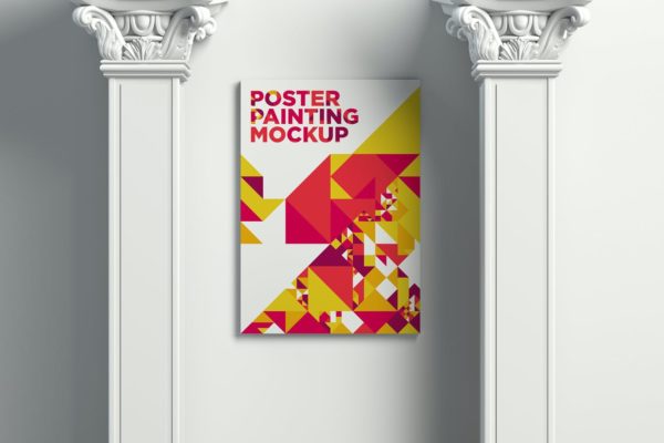 海报绘画室内样机卷2 2Poster Painting Interior Mock-up Vol. 2