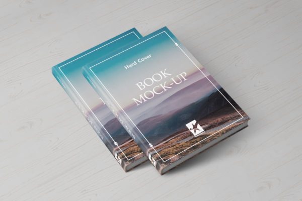 高端精装图书版式设计样机模板v1 Hardcover Book Mock-Ups Vol.1