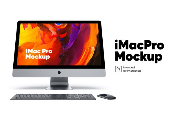 iMac Pro一体机电脑屏幕展示样机模板 iMac Pro Mockup