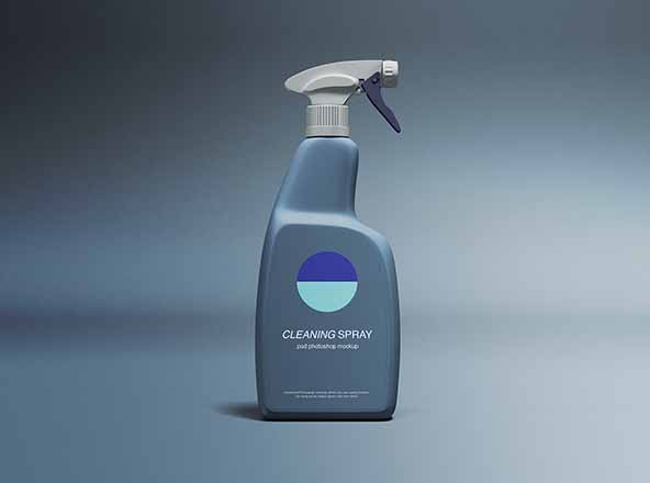 清洁喷雾器外观设计展示样机 Cleaning Spray Mockup