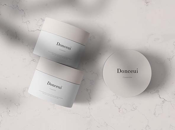 高端化妆品护肤品膏霜瓶设计展示图样机模板 Cosmetic Jars Mockup