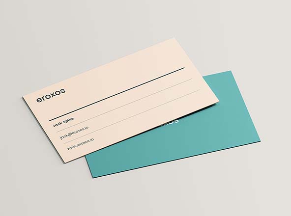 极简设计风格企业名片设计效果图样机 Multipurpose Cards Mockup