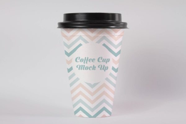 一次性咖啡纸杯外观设计图样机 Coffee Cup Mock Up