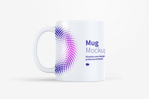陶瓷马克杯图案设计效果图样机v13 Mug Mockup 13