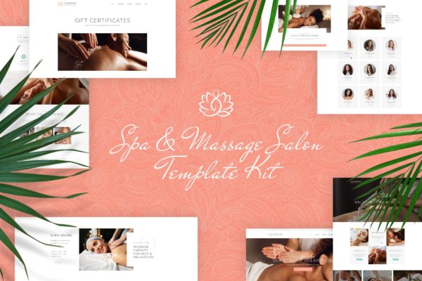 SPA水疗按摩会所WP网站Elementor模板 Jacqueline – Spa & Massage Salon Elementor Template Kit