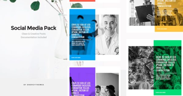 5款社交媒体促销Banner横幅广告设计模板v38 Social Media Banners – Vol38