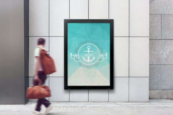 户外传单/海报/广告牌效果图样机模板集 Flyer, Poster and Billboard Mockups