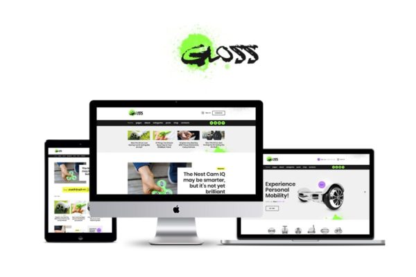 多行业适用的WordPress专业主题模板 Gloss