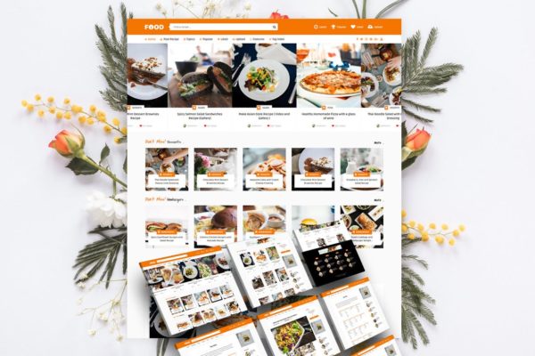 美食主题博客/食谱网站WordPress主题模板 Tasty Food – Recipes & Food Blog WordPress Theme