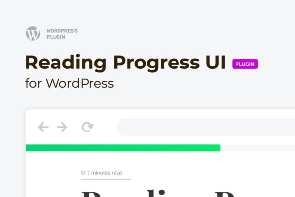 WordPress内容阅读进度条插件 Reading Progress Bar for WordPress Website