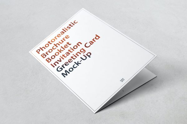 产品目录/小册子/邀请函设计样机模板v2 Brochure / Booklet / Invitation Mockups 002